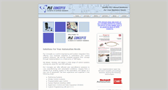 Desktop Screenshot of plcconcepts.com